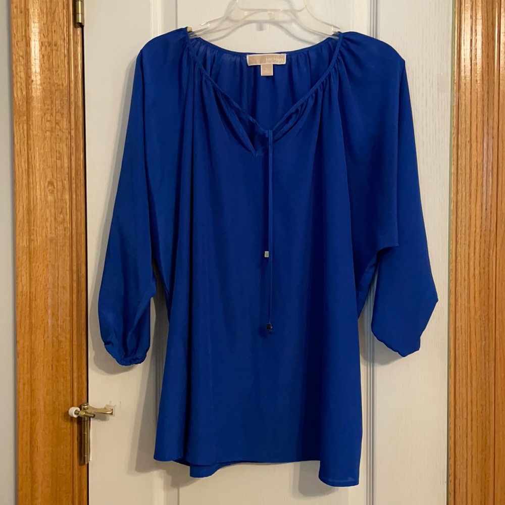 Royal Blue Michael Kors Blouse